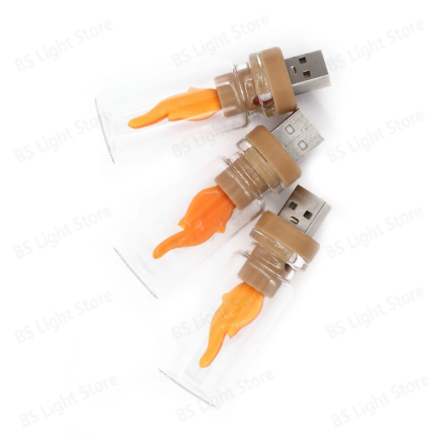 led DC5v USB Candles Edison Light Bulb Decoration Light Bulb Candle Light Yellow Night Light Holiday Decorative Light Bulb