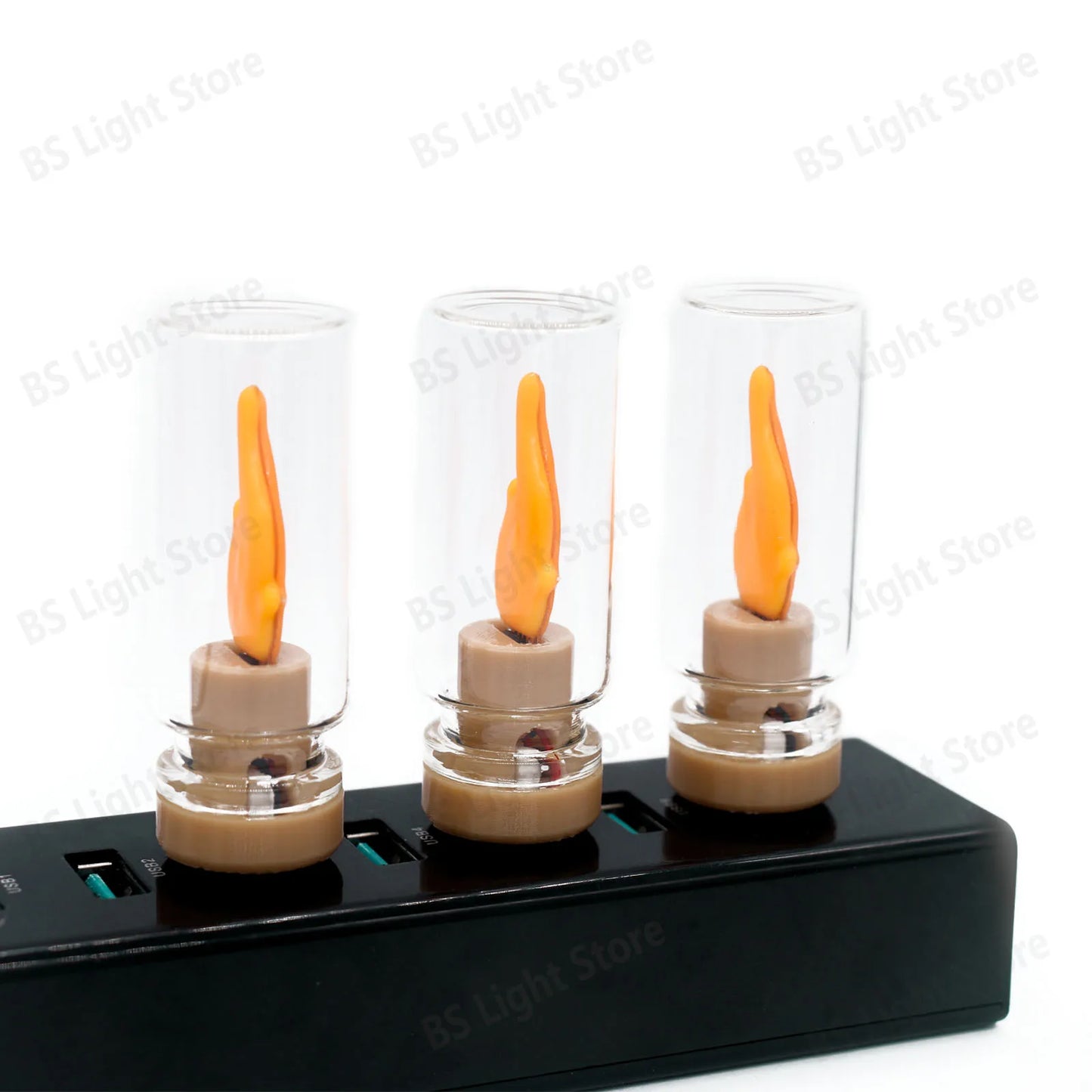 led DC5v USB Candles Edison Light Bulb Decoration Light Bulb Candle Light Yellow Night Light Holiday Decorative Light Bulb